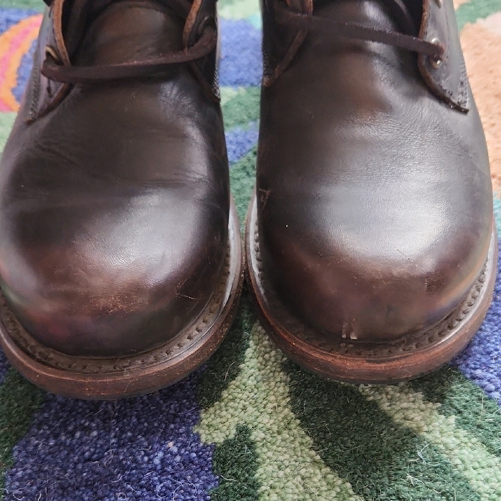 Freebird by Steven Manchester Leather Combat Boots - 7 - Picture 15 of 16